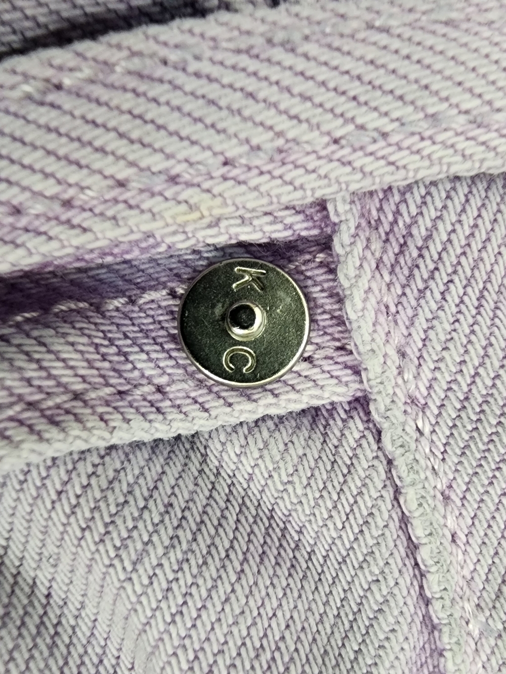 KANCAN Lilac Distressed High-Rise Jeans - Picture 5 of 8
